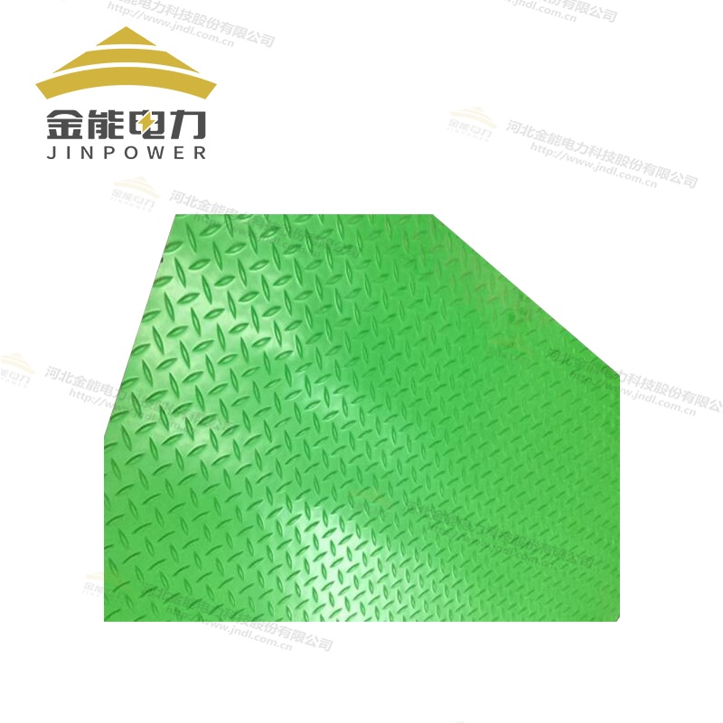 3-12mm柳葉紋絕緣膠墊 配電室黑色防滑絕緣膠墊